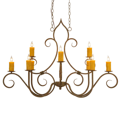 Meyda Tiffany Clifton 149170 Pendant Light - Rust, Custom