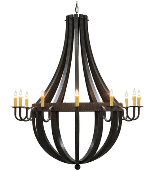Meyda Tiffany Barrel Stave 149172 Chandelier Light - Timeless Bronze