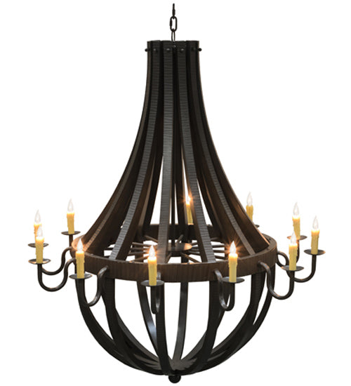 Meyda Tiffany Barrel Stave 149172 Chandelier Light - Timeless Bronze
