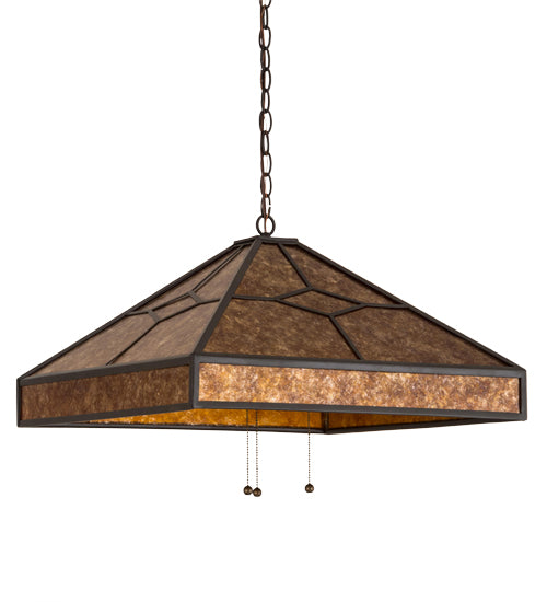 Meyda Tiffany Diamond Trim 14918 Pendant Light - Timeless Bronze