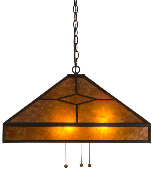 Meyda Tiffany Diamond Trim 14918 Pendant Light - Timeless Bronze