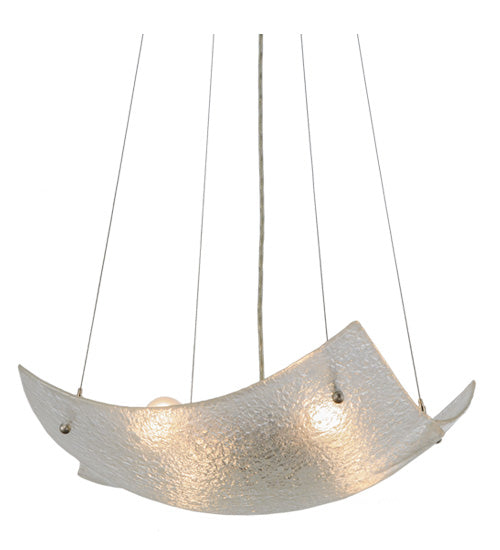 Meyda Tiffany Crinkle 149334 Pendant Light - Brushed Nickel