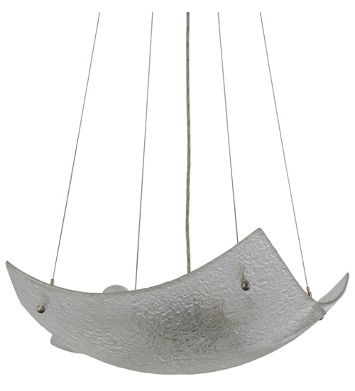 Meyda Tiffany Crinkle 149334 Pendant Light - Brushed Nickel