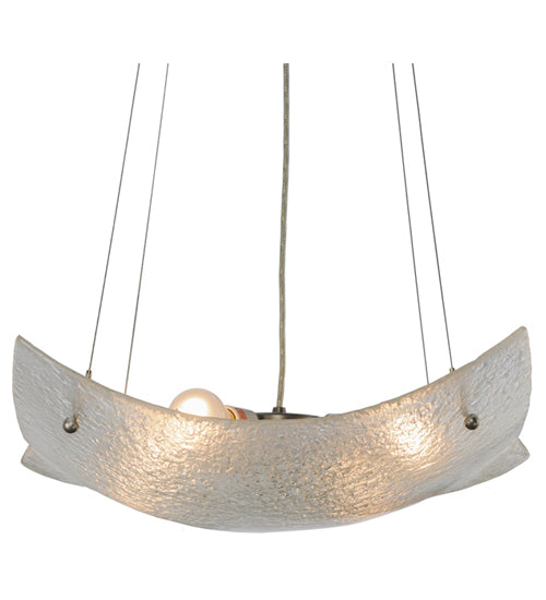 Meyda Tiffany Crinkle 149334 Pendant Light - Brushed Nickel