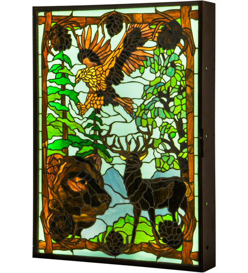 Meyda Tiffany Wilderness 149464 Wall Light - Polished Nickel