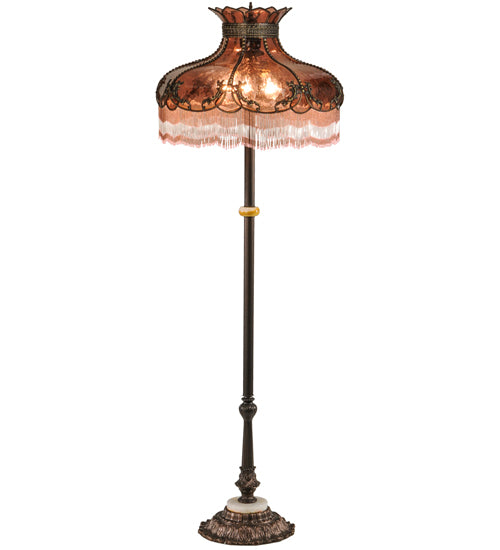 Meyda Tiffany Lighting 149642 Elizabeth Three Light Floor Lamp Lamp Bronze / Dark