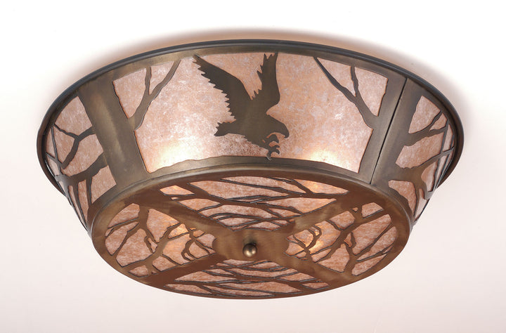 Meyda Tiffany Strike Of The Eagle 10013 Ceiling Light - Antique Copper