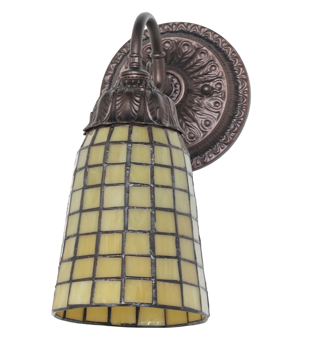 Meyda Tiffany Geometric 74055 Wall Light - Avocado (Lt)