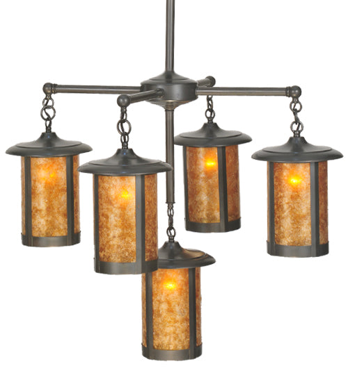 Meyda Tiffany Fulton 14993 Chandelier Light - Wrought Iron