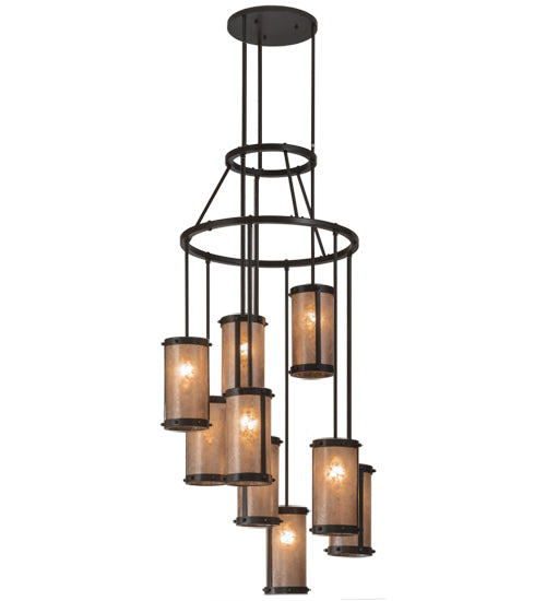 Meyda Tiffany Cartier 149979 Chandelier Light - Timeless Bronze
