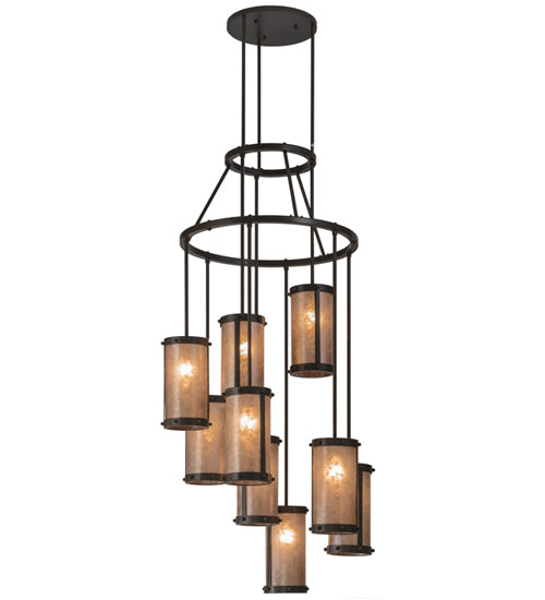 Meyda Tiffany Cartier 149979 Chandelier Light - Timeless Bronze