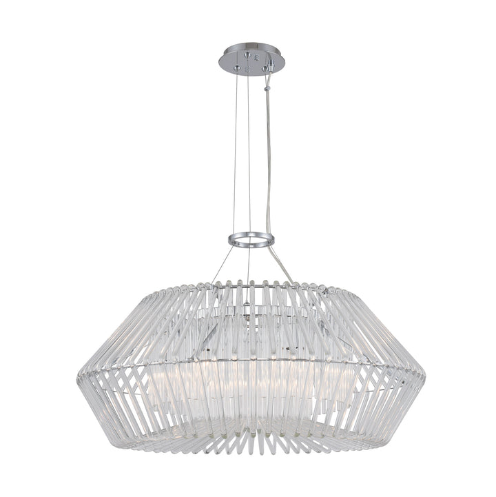 Kalco Taza 508452CH Chandelier Light - Chrome