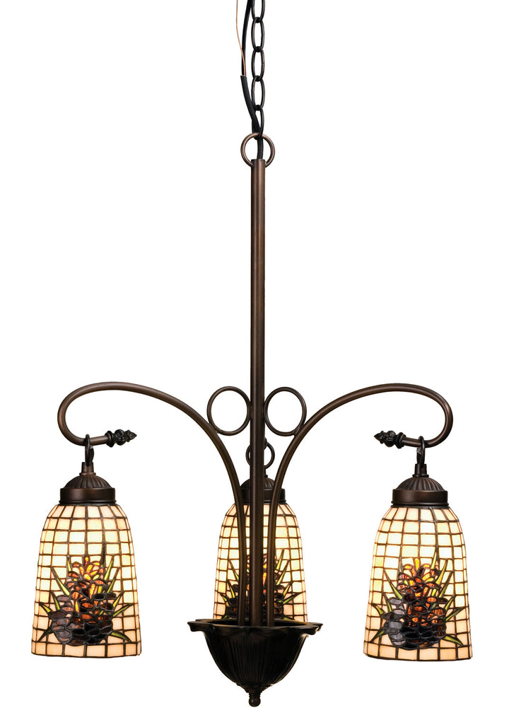 Meyda Tiffany Pine Barons 73989 Chandelier Light - Antique