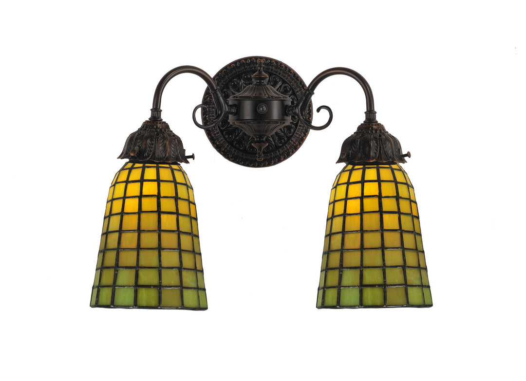 Meyda Tiffany Geometric 74056 Wall Light - Avocado (Lt)