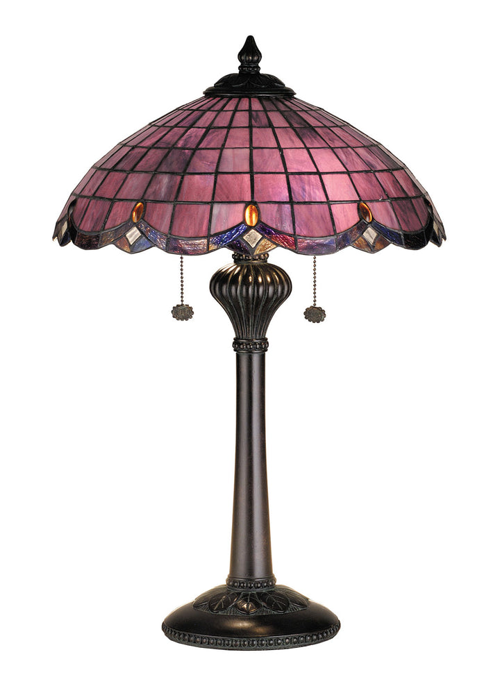 Meyda Tiffany Lighting 78123 Elan Table Lamp Lamp Bronze / Dark