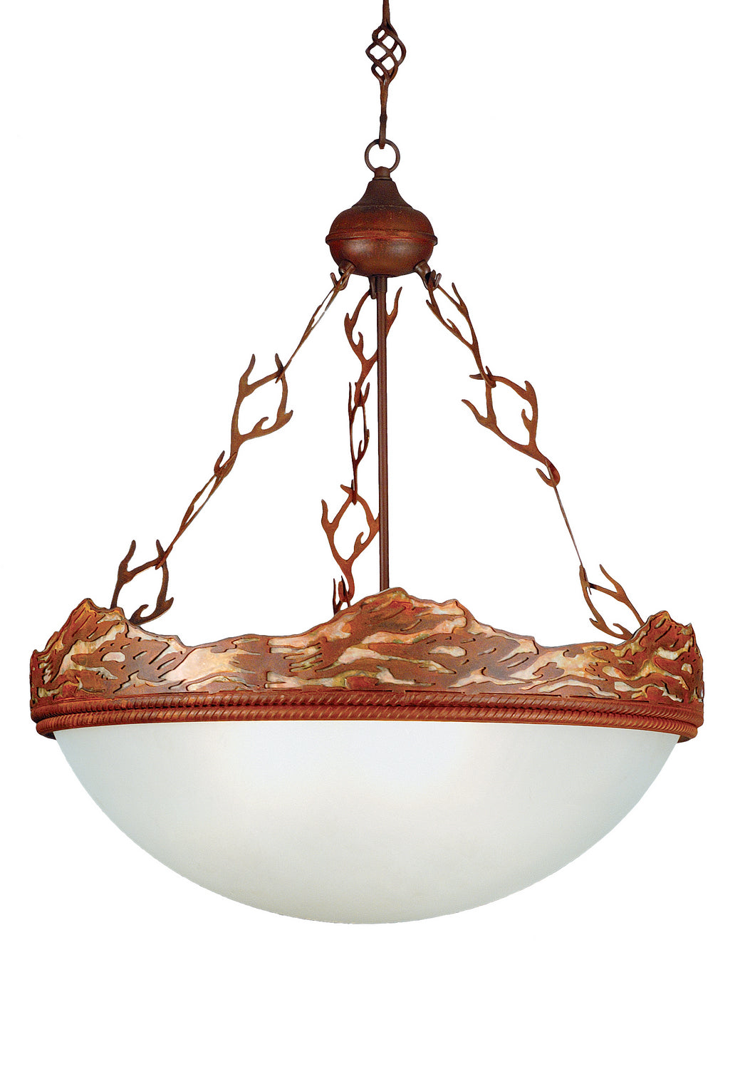 Meyda Tiffany Mountain Range 78124 Pendant Light - Verdigris