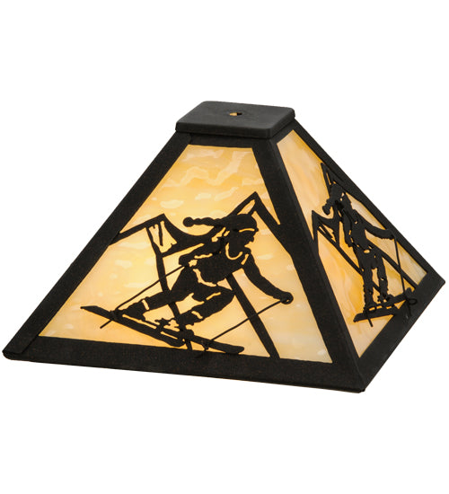 Meyda Tiffany Lighting 150135 Alpine Shade Lamp Shade Bronze / Dark