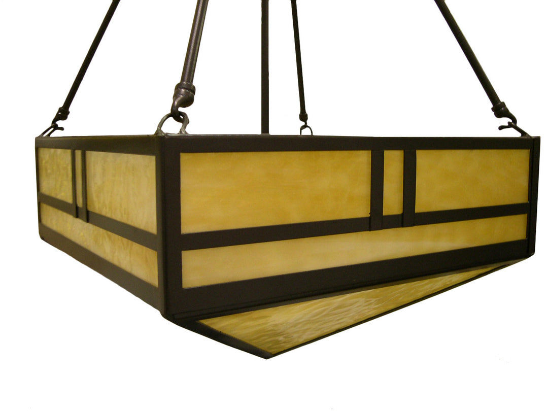 Meyda Tiffany Double Bar Mission 79922 Pendant Light - Timeless Bronze