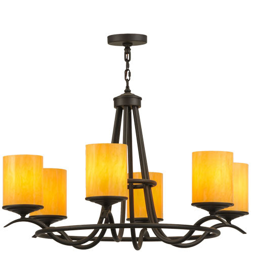 Meyda Tiffany Octavia 150215 Chandelier Light - Custom,Oil Rubbed Bronze