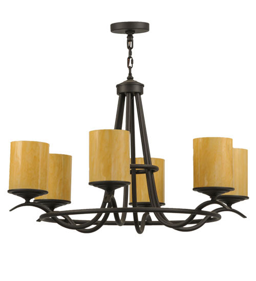 Meyda Tiffany Octavia 150215 Chandelier Light - Custom,Oil Rubbed Bronze