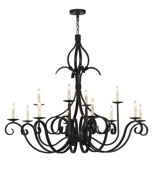 Meyda Tiffany Cypress 150271 Chandelier Light - Custom,Hand Wrought Iron