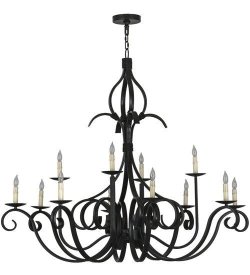 Meyda Tiffany Cypress 150271 Chandelier Light - Custom,Hand Wrought Iron