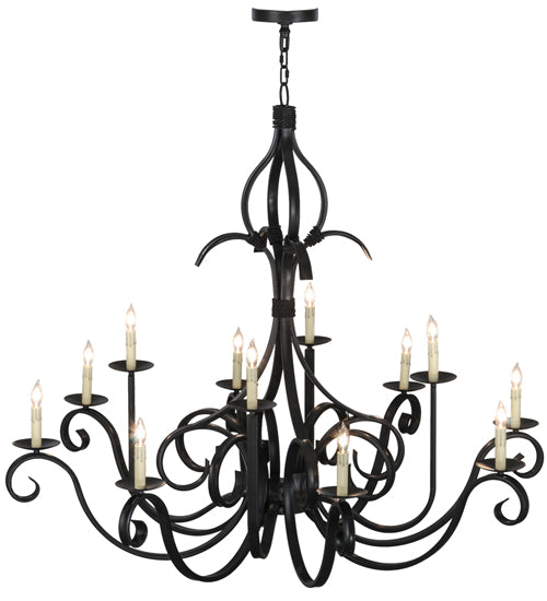 Meyda Tiffany Cypress 150271 Chandelier Light - Custom,Hand Wrought Iron