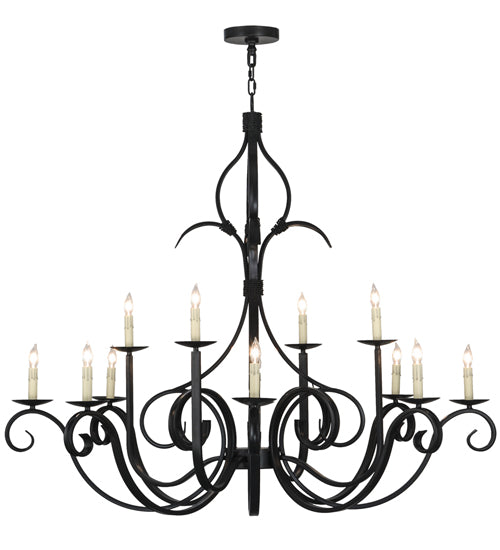 Meyda Tiffany Cypress 150271 Chandelier Light - Custom,Hand Wrought Iron