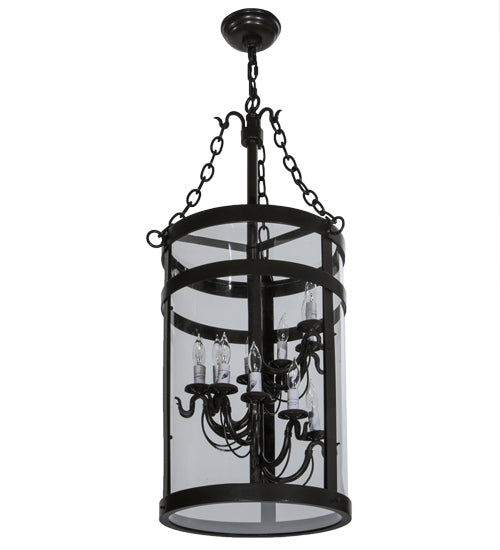 Meyda Tiffany Cilindro 150323 Pendant Light - Timeless Bronze