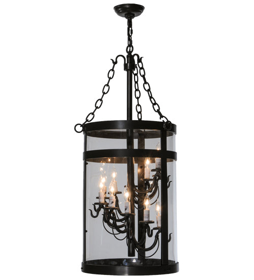 Meyda Tiffany Cilindro 150323 Pendant Light - Timeless Bronze