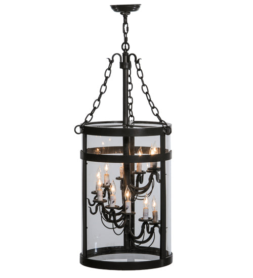 Meyda Tiffany Cilindro 150323 Pendant Light - Timeless Bronze