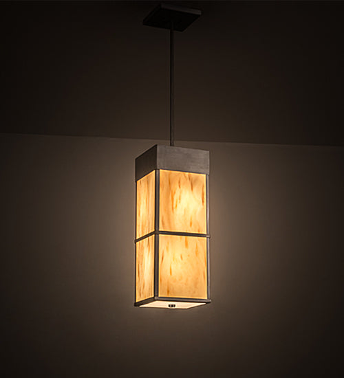 Meyda Tiffany Kyoto 15036 Pendant Light - Satin Stainless Steel