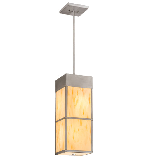 Meyda Tiffany Kyoto 15036 Pendant Light - Satin Stainless Steel