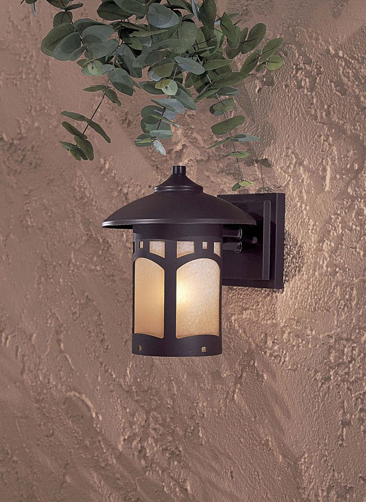 Minka-Lavery Lighting 8721-A615B Harveston Manor One Light Wall Mount Outdoor Bronze / Dark