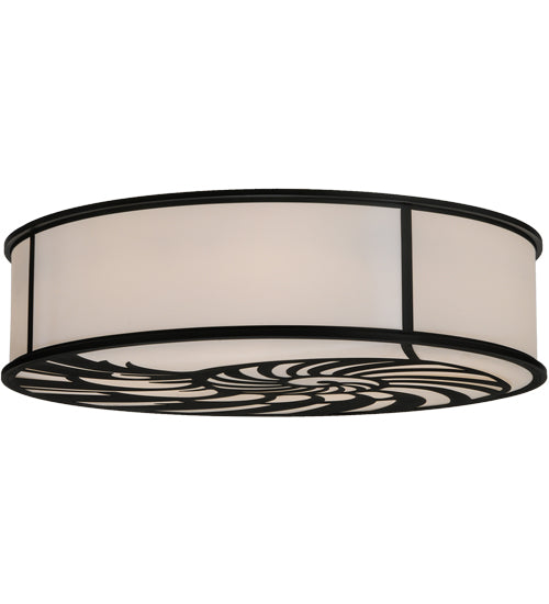 Meyda Tiffany Nautilus 150464 Ceiling Light - Black/White Acrylic