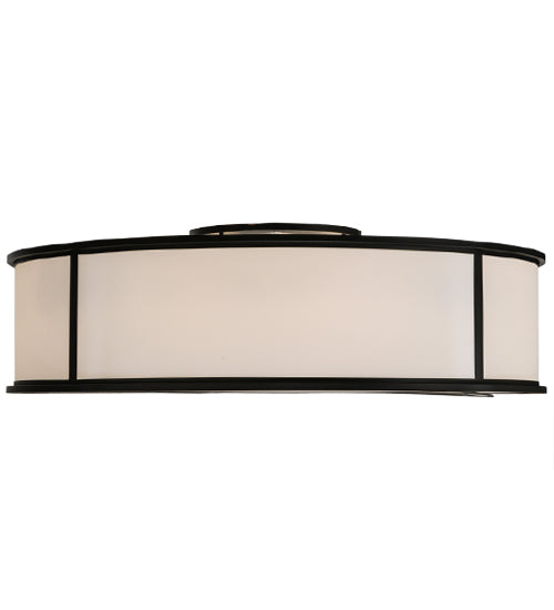 Meyda Tiffany Nautilus 150464 Ceiling Light - Black/White Acrylic