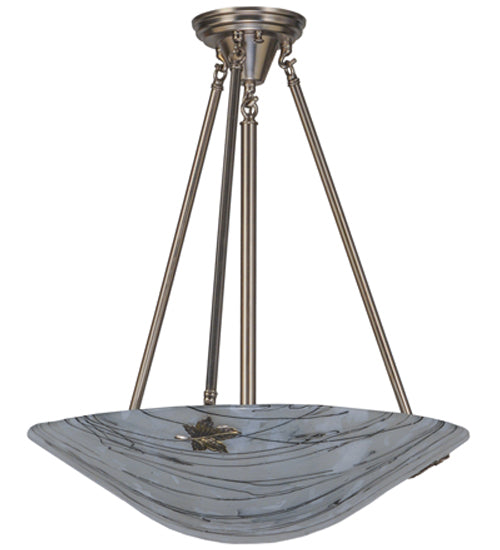 Meyda Tiffany Metro Fusion 150473 Ceiling Light - Polished Nickel