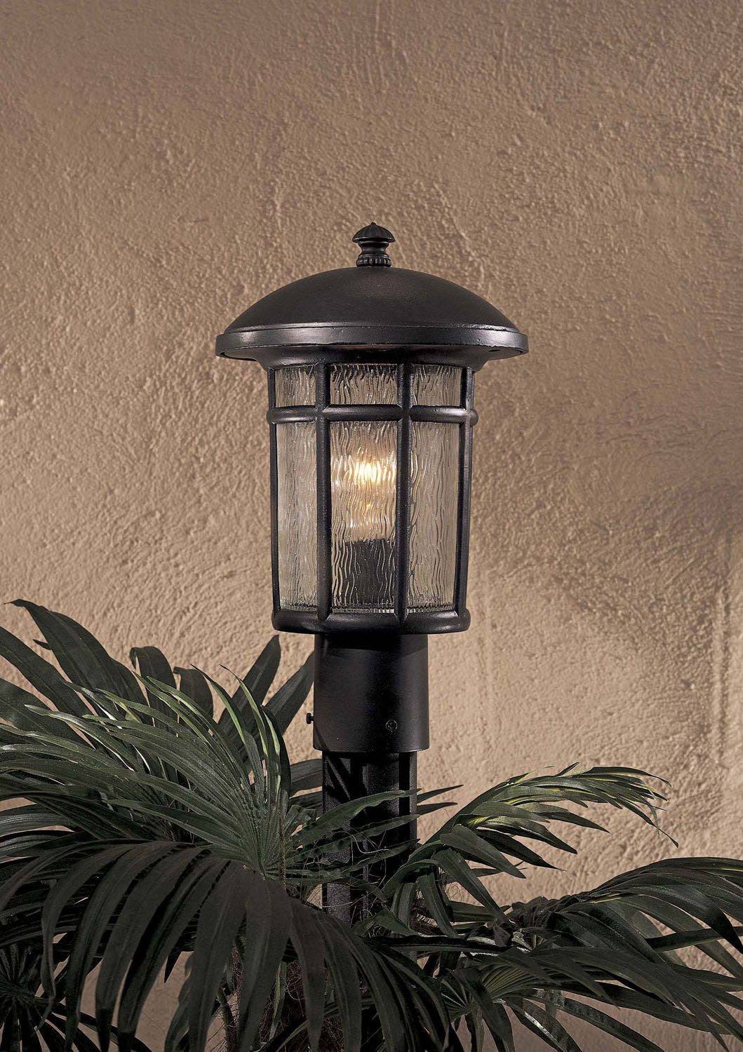 Minka-Lavery Lighting 8256-94 Cranston One Light Post Mount Outdoor Bronze / Dark