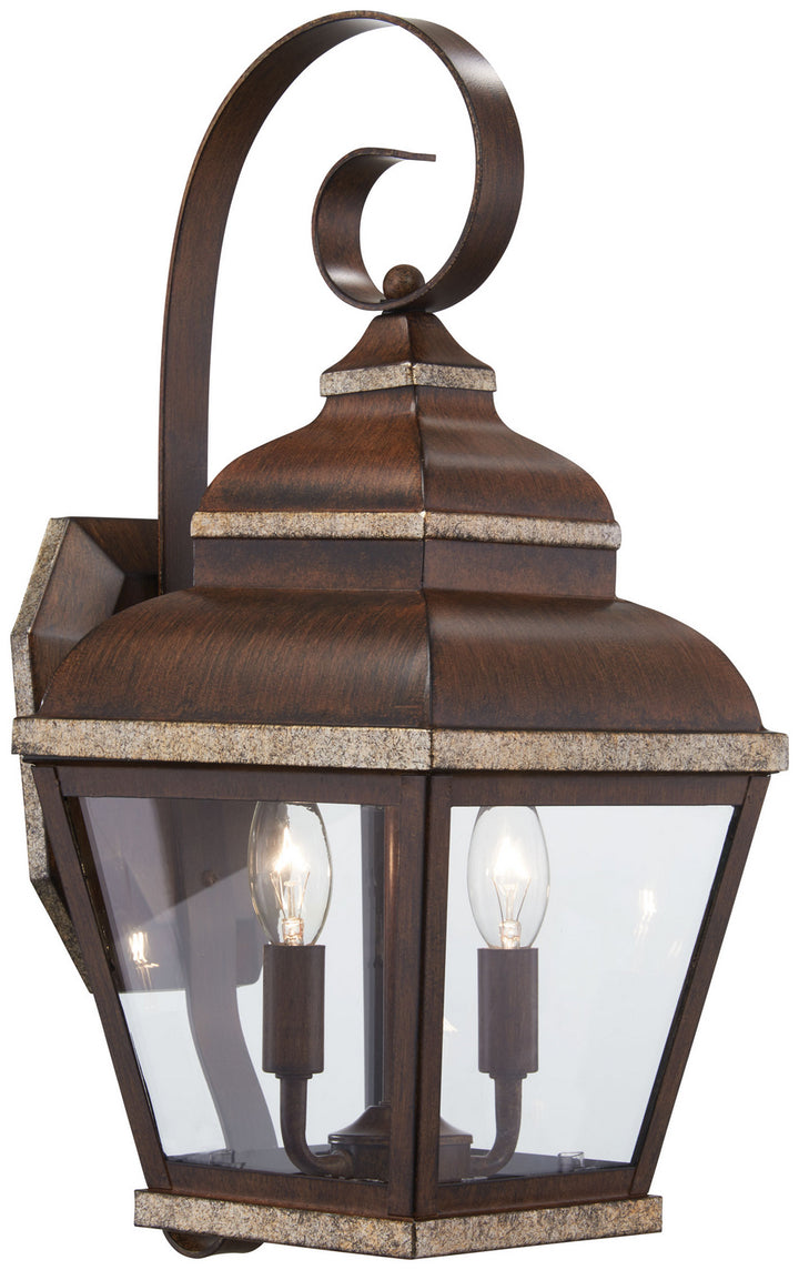 Minka-Lavery Lighting 8262-161 Mossoro Two Light Wall Mount Outdoor Bronze / Dark