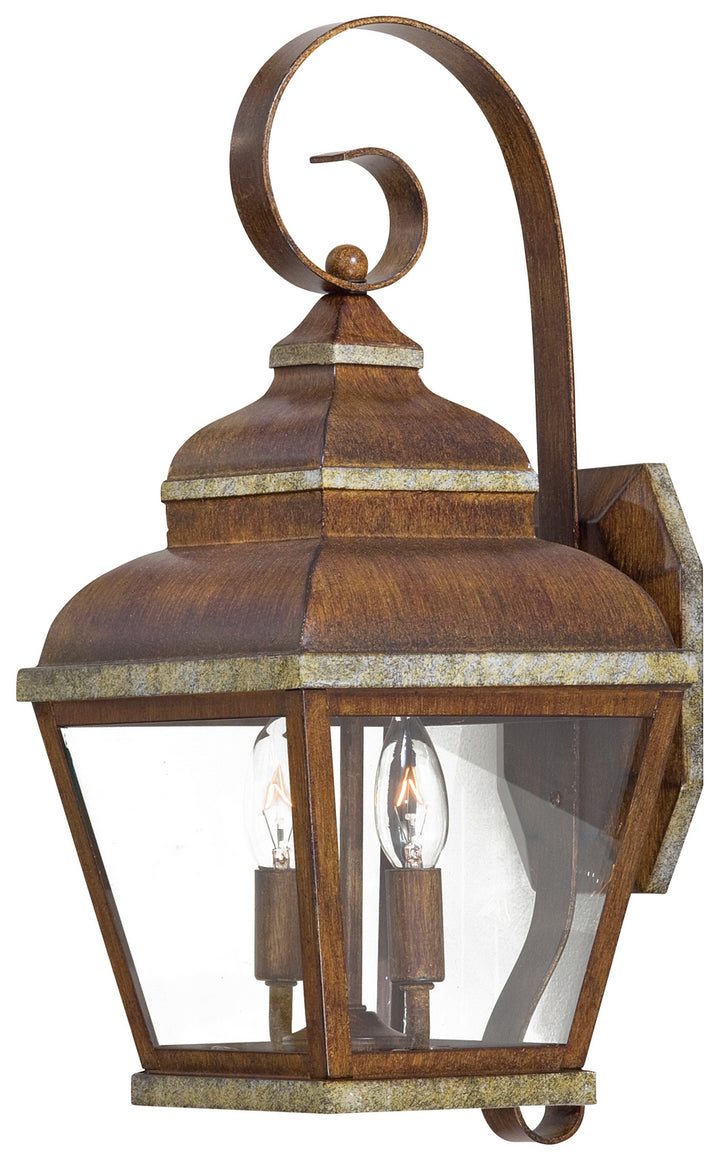 Minka-Lavery Lighting 8262-161 Mossoro Two Light Wall Mount Outdoor Bronze / Dark