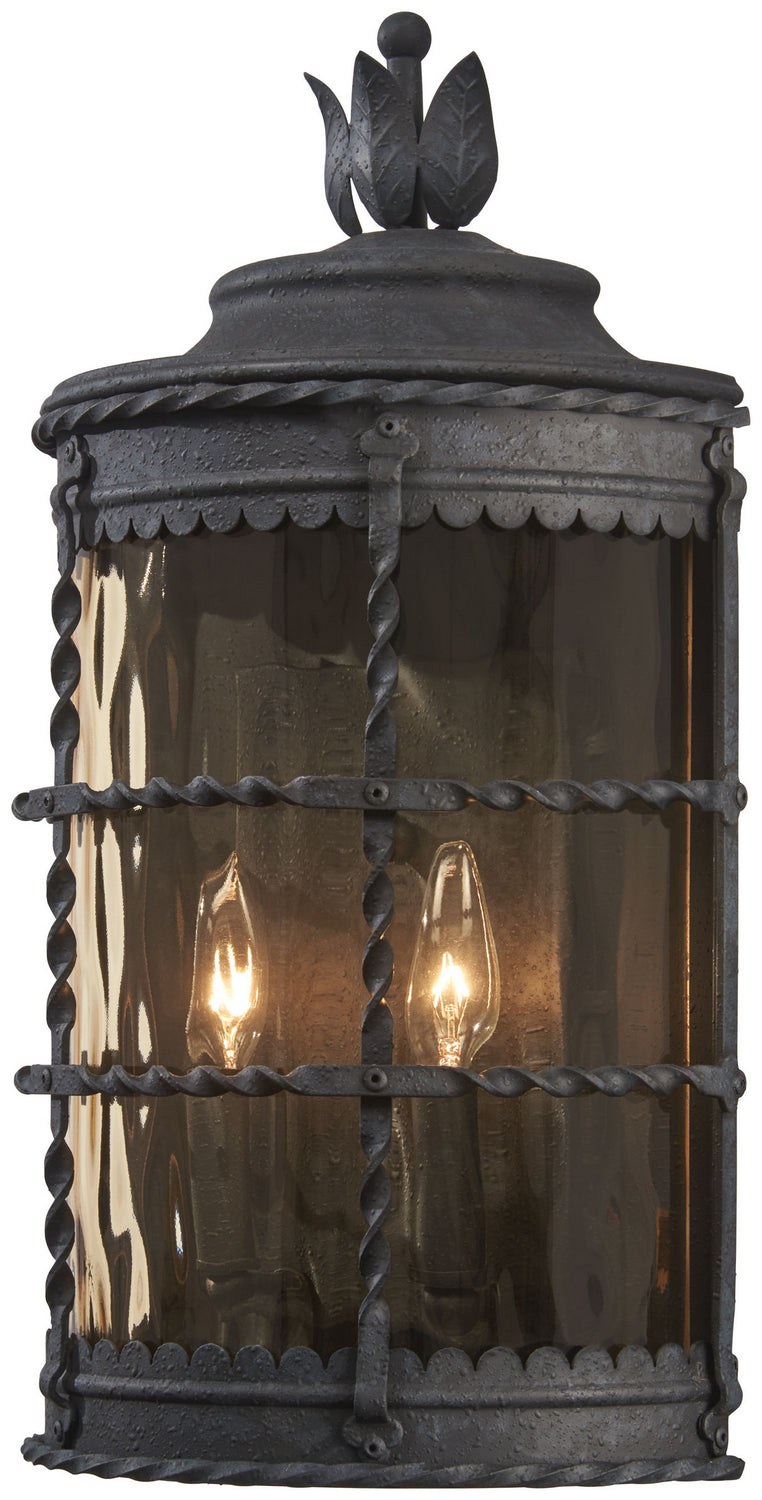 Minka-Lavery Lighting 8887-A39 Mallorca Two Light Pocket Lantern Outdoor Bronze / Dark