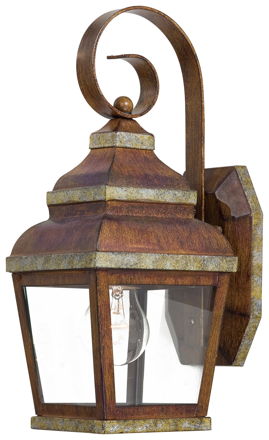 Minka-Lavery Lighting 8261-161 Mossoro One Light Wall Mount Outdoor Bronze / Dark