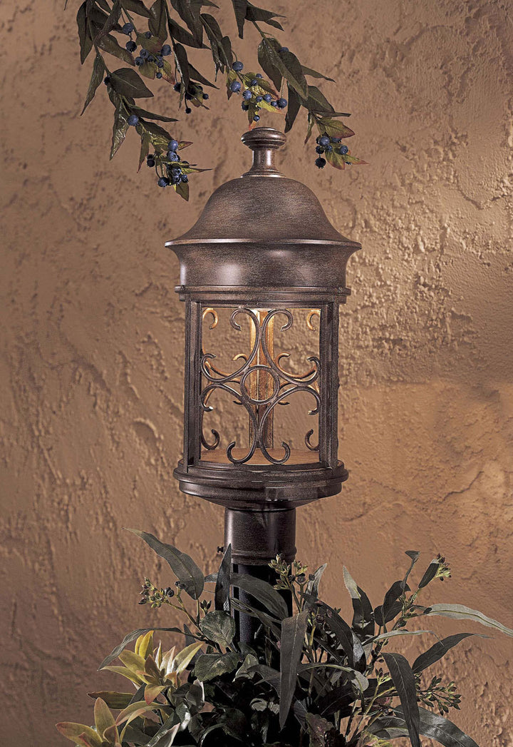 Minka-Lavery Lighting 8286-A61 Sage Ridge One Light Post Mount Outdoor Bronze / Dark