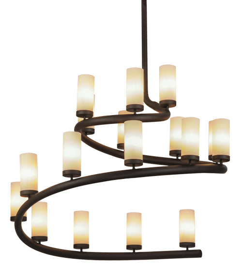 Meyda Tiffany French Horn 150568 Chandelier Light - Oil Rubbed Bronze