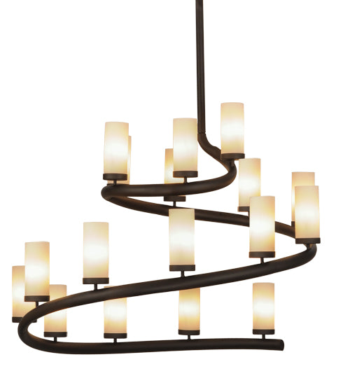 Meyda Tiffany French Horn 150568 Chandelier Light - Oil Rubbed Bronze