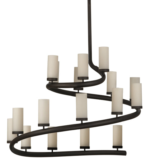 Meyda Tiffany French Horn 150568 Chandelier Light - Oil Rubbed Bronze