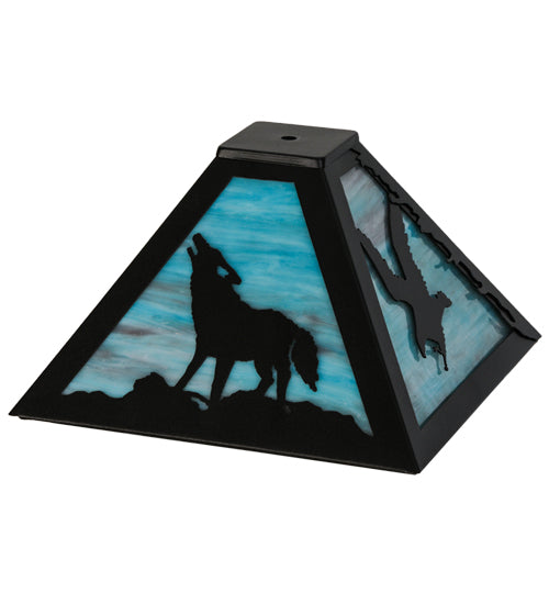 Meyda Tiffany Lighting 150570 Wildlife On The Loose Shade Lamp Shade Black