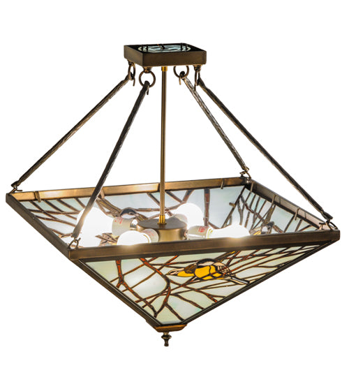 Meyda Tiffany Backyard Friends 150649 Ceiling Light - Antique Copper