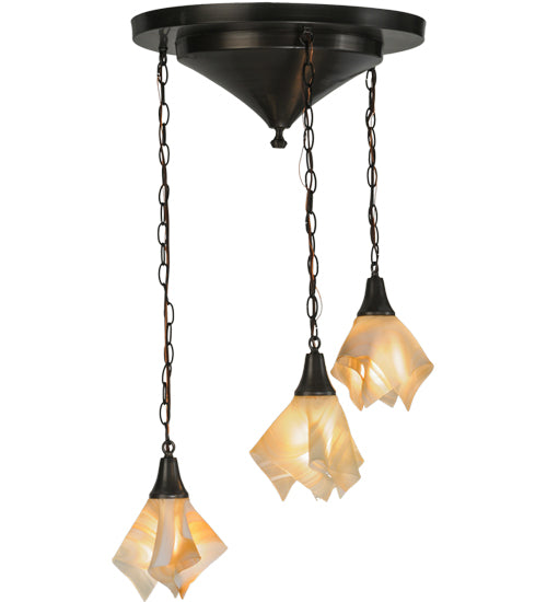 Meyda Tiffany Metro 150717 Pendant Light - Craftsman Brown