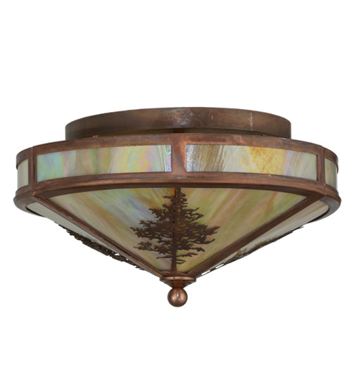 Meyda Tiffany Tamarack 150786 Ceiling Light - Vintage Copper